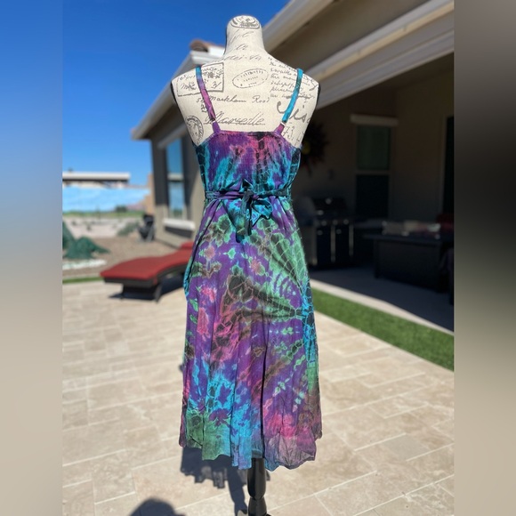 Tie dye Spinner Sundress One Size - Picture 3 of 3